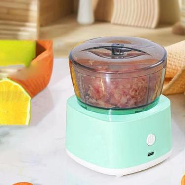 Imagem de Mini Processador Triturador De Alimentos Elétrico 250ml Bivolt Portáti