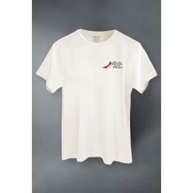 Imagem de Camiseta O Diabo Veste Prada - Piticas, G2, Off white