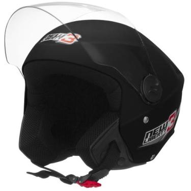 Imagem de Capacete Aberto Pro Tork New Liberty 3, PRETO FOSCO, 56