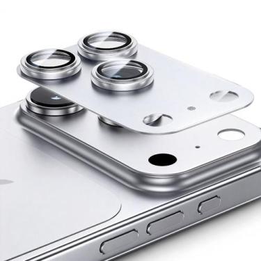 Imagem de Película Câmera Traseira Compatível Com iPhone 17 Pro Max Ar Alumínio 