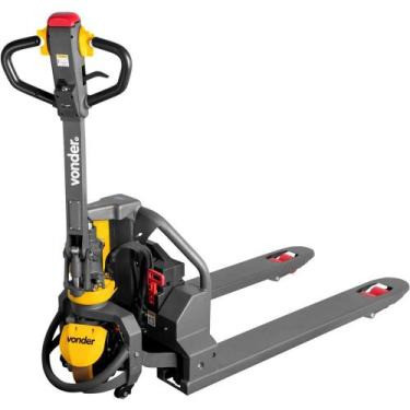 Imagem de Paleteira hidráulica elétrica, com bateria de íons de lítio e carregad