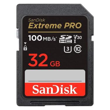 Imagem de Cartao de Memoria SD Sandisk Extreme Pro 32GB / C10 / 100MBS - (SDSDXX
