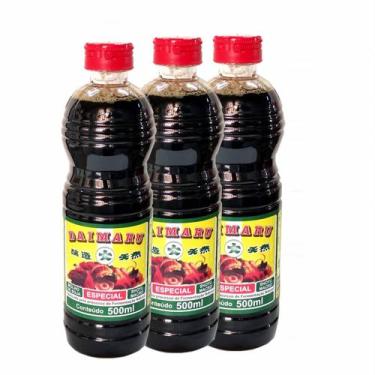 Imagem de Molho De Soja Shoyu Macrobiótico Daimaru 500ml (Kit com 3)