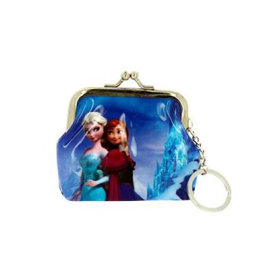 Imagem de Chaveiro Porta Moeda Infantil Anna e Elsa Frozen Disney