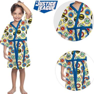 Imagem de Roupão de Banho de Menino Felpudo Infantil Kids Divertido - Lepper, Li