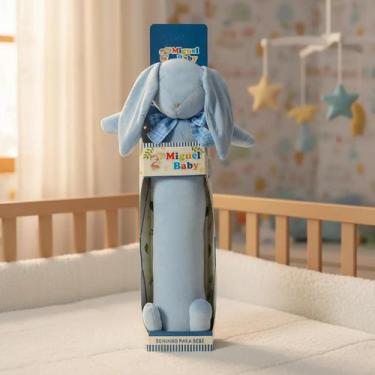 Imagem de Soninho Rolinho Bebê Fofinho 60cm Pelúcia Antialérgica - Brinquedo e T