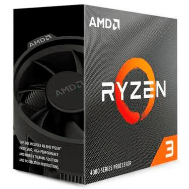 Imagem de Processador Ryzen 3 4100 8 Threads Am4 para Desktop com Desempenho Avançado AMD