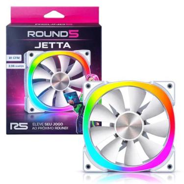 Imagem de Cooler Para Gabinete Round5 Jetta FW White 120mm 7492