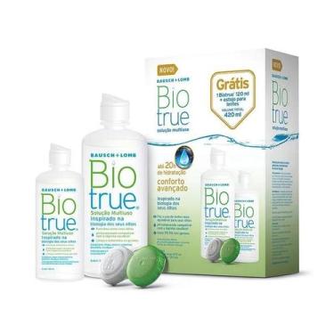 Imagem de Kit Solução Para Lentes de Contato Biotrue 420ml - Bausch + Lomb