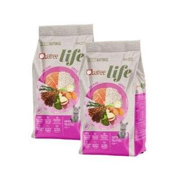 Imagem de Ração Quatree Life Salmão e Arroz Gatos Filhotes, 2kg