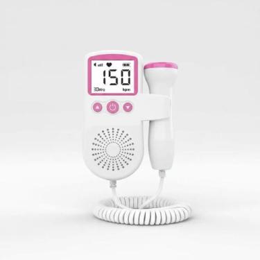 Imagem de Monitor Fetal Doppler Digital Portátil  Ouça o Coração do Bebê em Casa