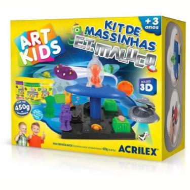 Imagem de Massinha Art Kids - Kit de Massinhas de Modelar E.T. Maluco Acrilex - 