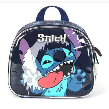 Imagem de Lancheira Escolar Luxcel - Stitch Crazy Azul