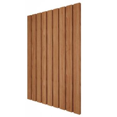 Imagem de Painel Ripado 80,3cm x 117cm x 2,7cm Espresso Móveis Marrom/Freijó