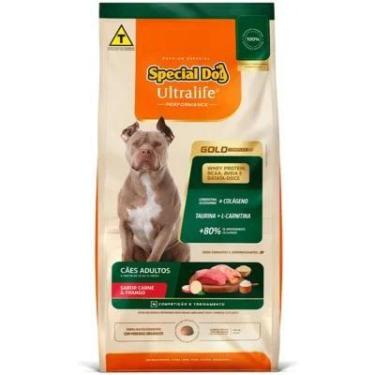 Imagem de Ração Special Dog Gold Premium Especial Frango e Carne para Cães Adult