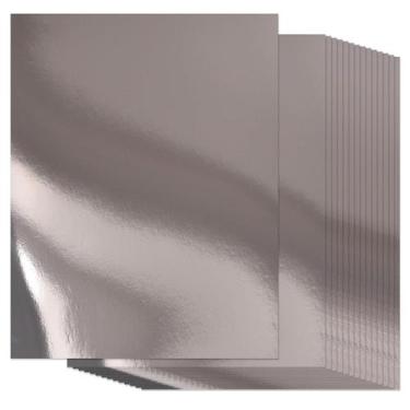 Imagem de Folhas de papelão de alumínio Gift Boutique Metallic Silver 250 g/m2 6