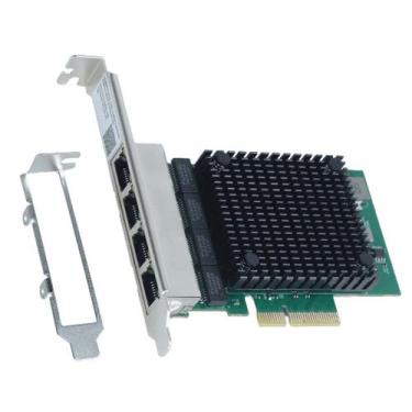 Imagem de Placa De Rede 2.5Gbps 4 Portas Rj45 Pci-E X4 Pcyes Gigabit