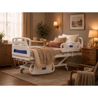 Imagem de Cama hospitalar Florence 3 movimentos manual com colchão D33 - Renovar