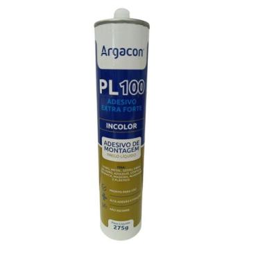 Imagem de Adesivo PL 100 Extra Forte Incolor 275G - Argacon