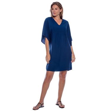 Imagem de Vestido Curto Bata Azul Marinho - GG - Veste do 46 ao 48-Feminino