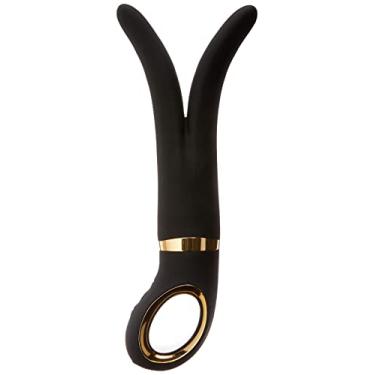 Imagem de Lealso Massageador Anatômico Com Pontas Duplas Natali Black Preto