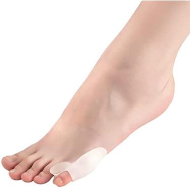 Imagem de Cuidados com os pés Hallux Valgus Separador de dedos de silicone de furo único para uso diário dois tamanhos Elitzia ETFT006 (Size S for small toe)