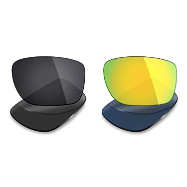 Imagem de Mryok 2 pares de lentes polarizadas de substituição para óculos de sol Oakley Turbine – opções