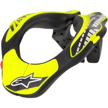 Imagem de Suporte de pescoço juvenil Alpinestars, Black/Yellow Fluo, One Size