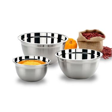 Imagem de Conjunto de tigelas inox  suprema brinox