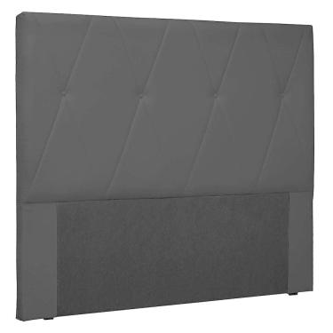 Imagem de Cabeceira Casal 1,40m Aquilla Corano Preto