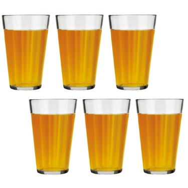 Imagem de Kit 6 Copo Americano Vidro Long Drink 450ml Cristal Nadir