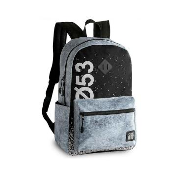 Imagem de Mochila Jovem Masculina Gangster Cinza Clio Style