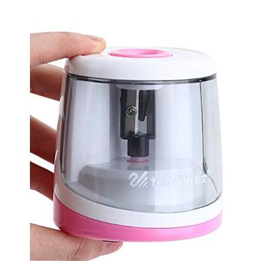 Imagem de Bestgift Papelaria Escolar Primária Apontador de Lápis Automático Apontador de Lápis de Desenho Rosa3