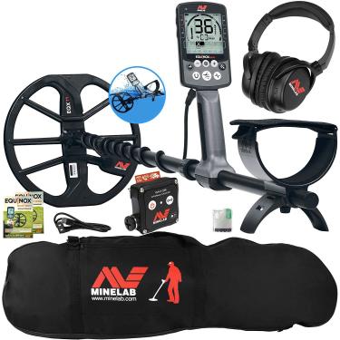 Imagem de Minelab Detector de metal Equinox 800 Multi-IQ com bolsa de transporte acolchoada preta