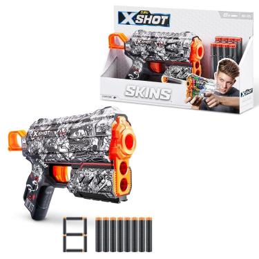 Imagem de Lançador X-Shot - Skins - Flux - 8 Dardos - Illustrate