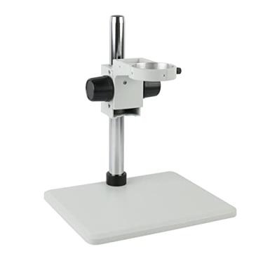Imagem de Adaptador de microscópio microscópio estéreo, suporte ajustável boom mesa trabalho 76mm suporte 32mm acessórios de microscópio de braço (cor: a)