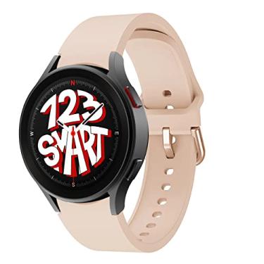 Imagem de Pulseira de Silicone Exclusiva marca 123smart para Galaxy Watch 5 Watch 6 Watch5 Pro watch 4 R900 R910 R920 R905 R915 R925 40mm 44mm 45mm