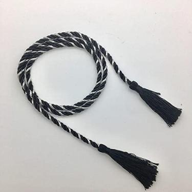 Imagem de Suportes de cortina corda de ligação de bola pendurada bola pendurada fivela de cortina de orelha acessórios acessórios cinto de corda simples amarrado à mão, T5,2 PCS