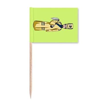 Imagem de Marcador de palito de mitologia do padre taoista para decoração de festa