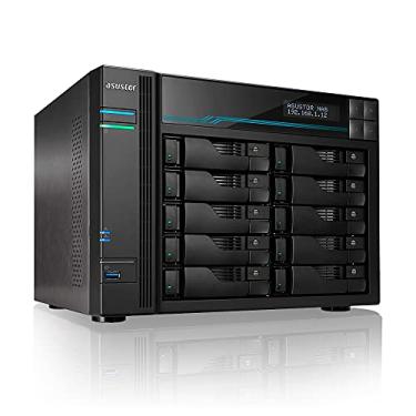 Imagem de Storage NAS Asustor Lockerstor 10 Pro AS7110T Intel Xeon E-2224 Quad-Core 3.4GHz 8GB DDR4 ECC SO-DIMM 10 Baias