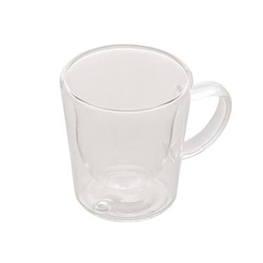Imagem de Conjunto 2 Xícaras de Café Parede Dupla de Vidro Borossilicato 100ml - Wolff