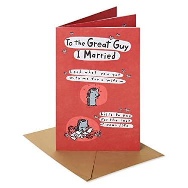 Imagem de American Greetings Cartão de aniversário para marido (Great Guy I Married)