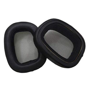 Imagem de Almencla 2 peças Almofadas de substituição para fones de ouvido Almofada de espuma para Logitech G433