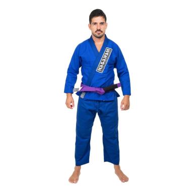 Imagem de Kimono Trançado F300 Jiu Jitsu Haganah, Azul, M2