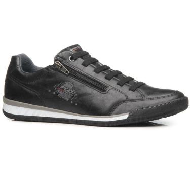 Imagem de Sapatênis Microfibra 171801-08 Masculino - Preto