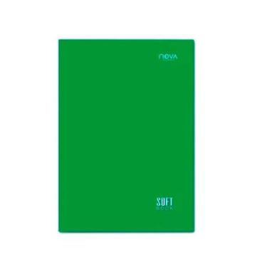 Imagem de Caderno Brochura Verde Soft Book 48 Folhas Pequeno - Nova Cadernos