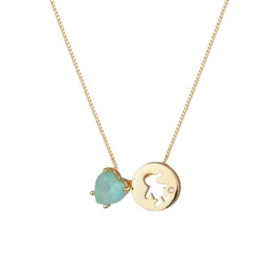 Imagem de Corrente Colar filho ou filha Presente dia das Mãe E Família Menino Ou Menina banhado a ouro 18k (MENINO)