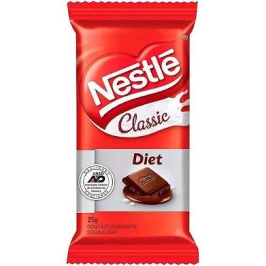 Imagem de Chocolate Classic Diet Ao Leite C/22Un 25Gr - Nestle