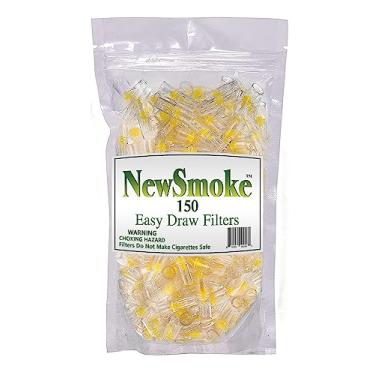 Imagem de NEW SMOKE 150 filtros de cigarro - Remove o alcatrão e não o sabor - Pontas de filtro de cigarro reutilizáveis para cigarros regulares e leves - Pacote econômico a granel 150 filtros