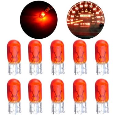 Imagem de MOAEWN Lâmpada LED T10 194 158 PC194 161 W5W Halogêneo Instrumento Painel Calibre Painel Painel Painel Luz Automotiva Luzes Brancas Quentes